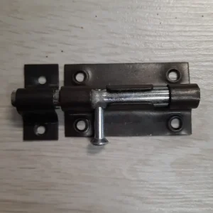 Chiavistello per porta in Acciaio Zincato colore marrone scuro 8 10729 Merkproduct